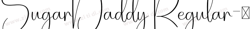 SugarDaddy Regular字体转换